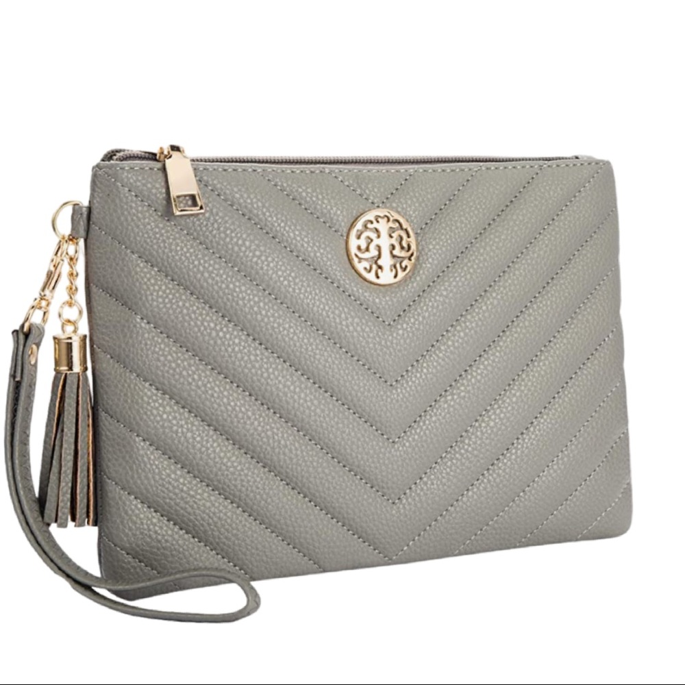 Heaye Wristlet Wallet Purse for Women Large Capacity Clutch with Tassel Zipper